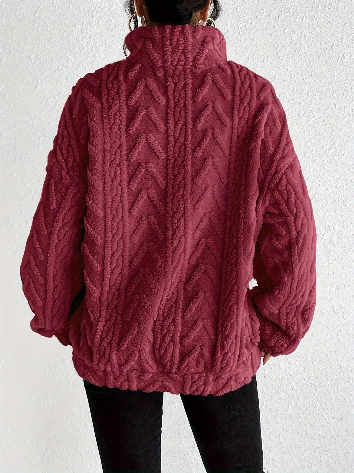 Quarter-Zip Pullover Damen | Kuschelig Warm & Leicht 9