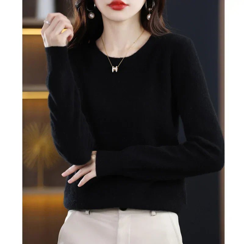 Pullover Damen | Rundhalsausschnitt & Weich
