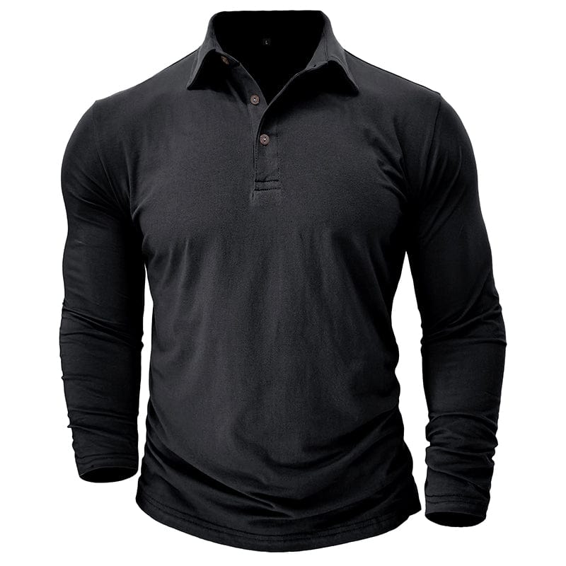 Langarm Poloshirt Herren | Figurbetonte Passform 4