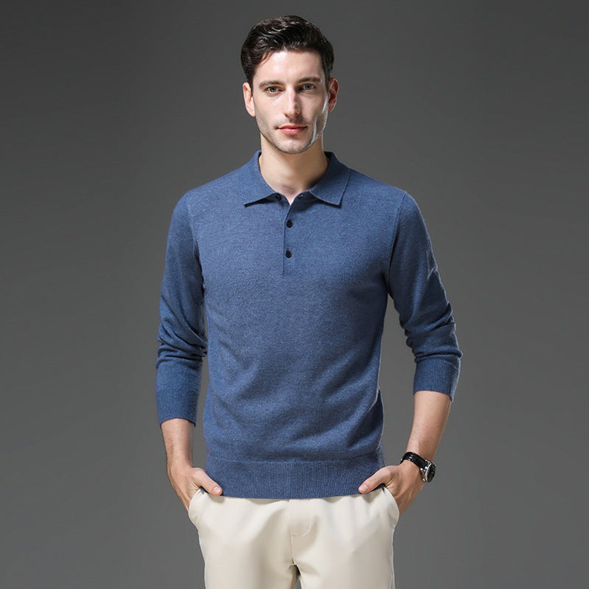 Strickpullover Herren | Polokragen & Elegante Passform 9