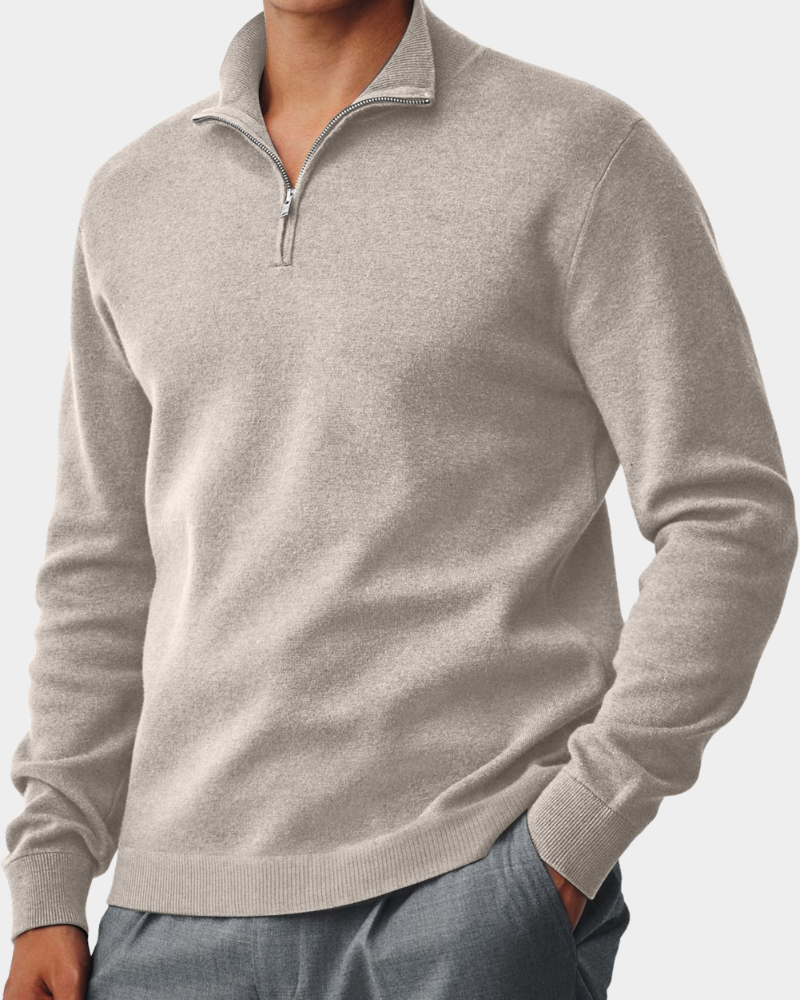 Pullover Herren | Kragen mit Reißverschluss 8