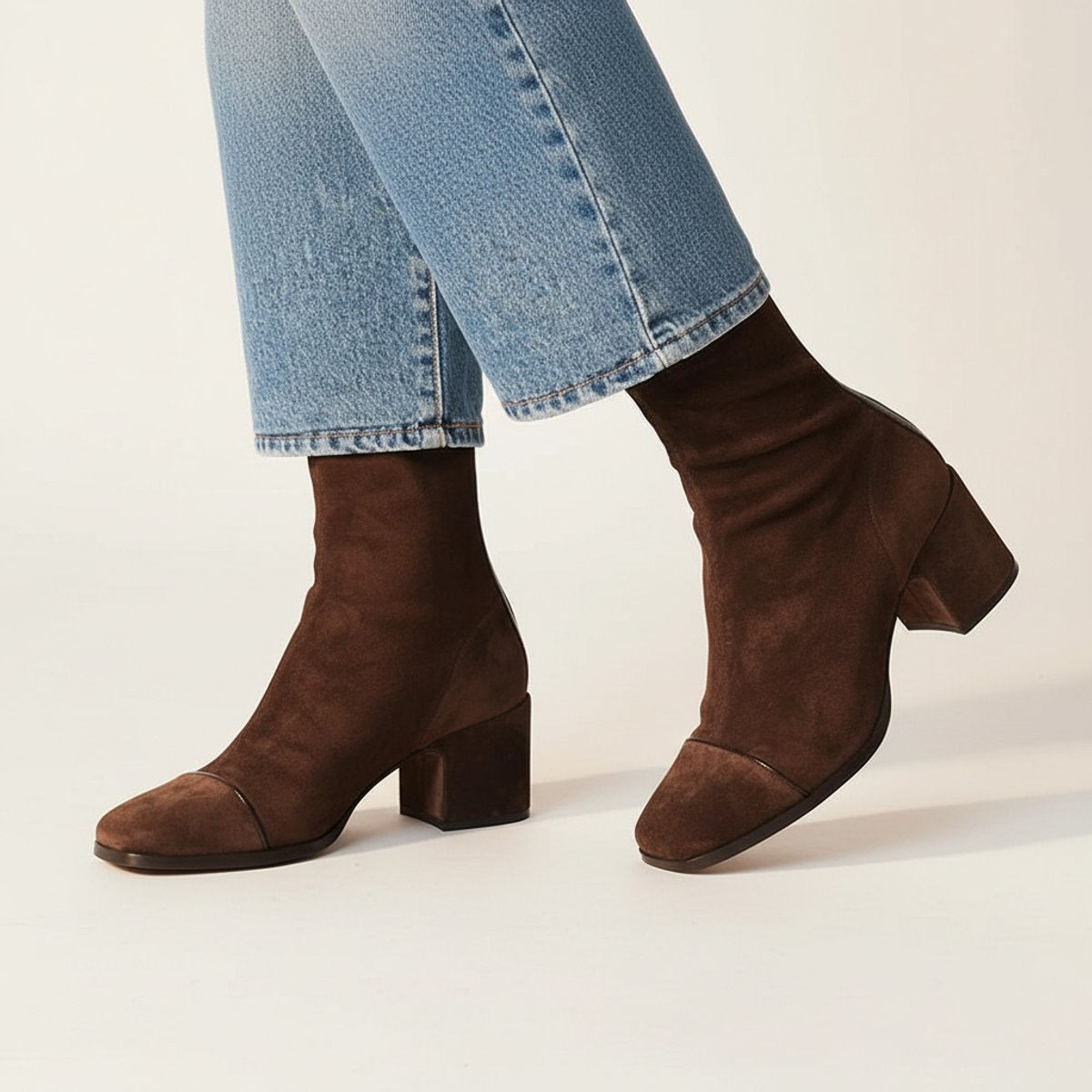 Stiefeletten Damen | Eckige Spitze & Blockabsatz 3