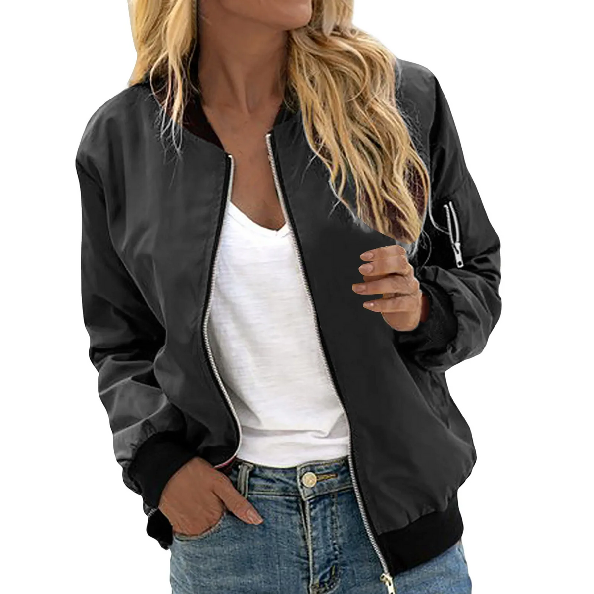 Bomberjacke Damen | Lässiger Look & Bequemer Schnitt 8