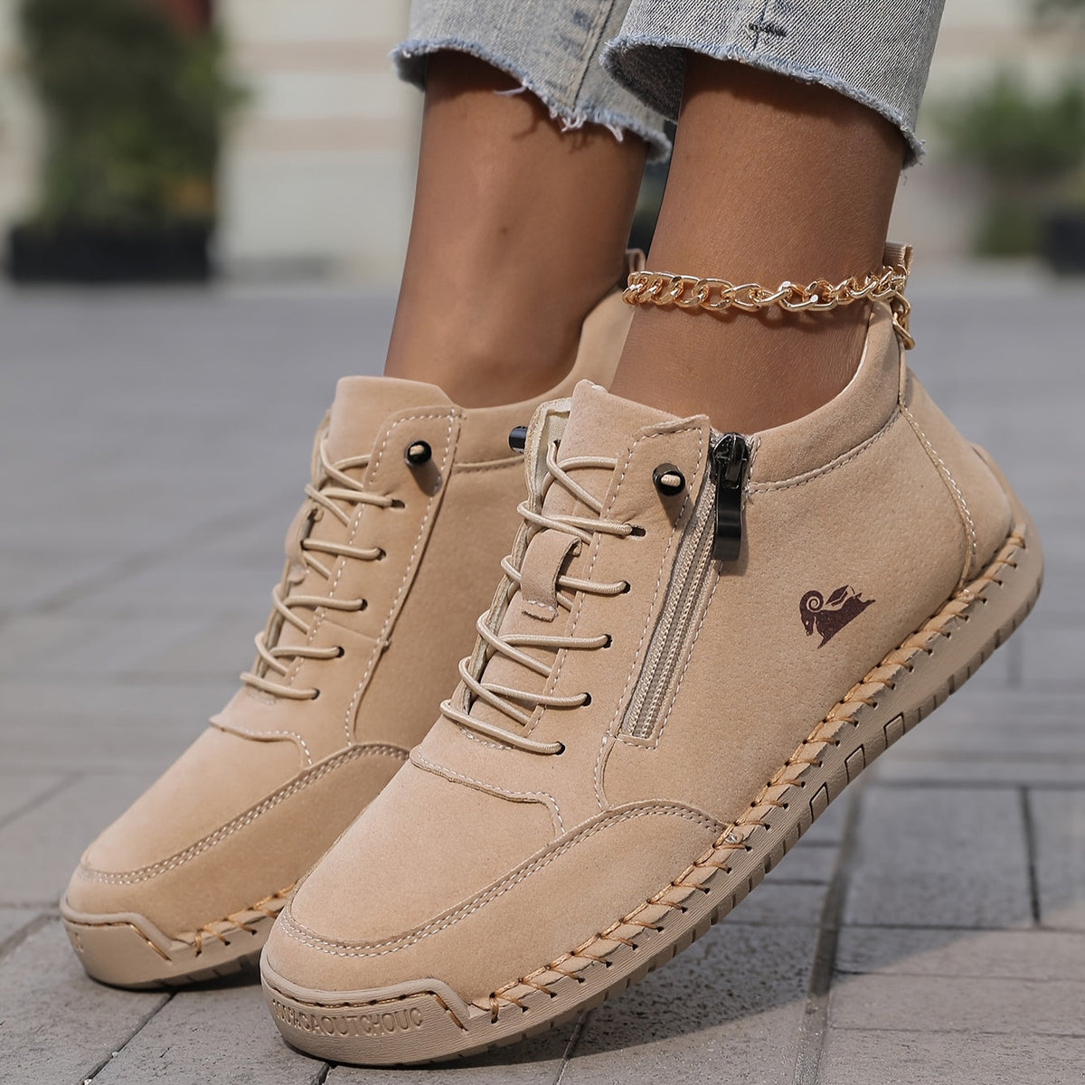 Schnürschuhe Damen | Komfort & Praktischer Reißverschluss 13