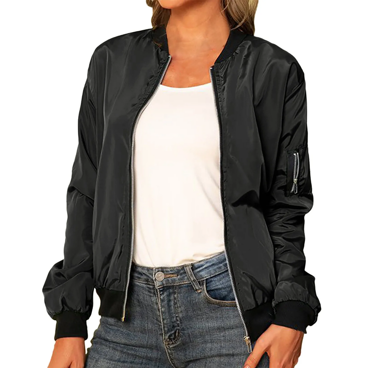 Bomberjacke Damen | Lässiger Look & Bequemer Schnitt 9