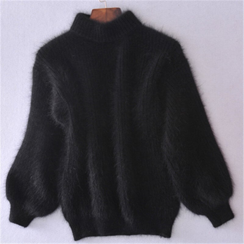 Damen Oversize-Pullover mit Stehkragen – Perfekte Passform von J&B - 8 - Annoboutique