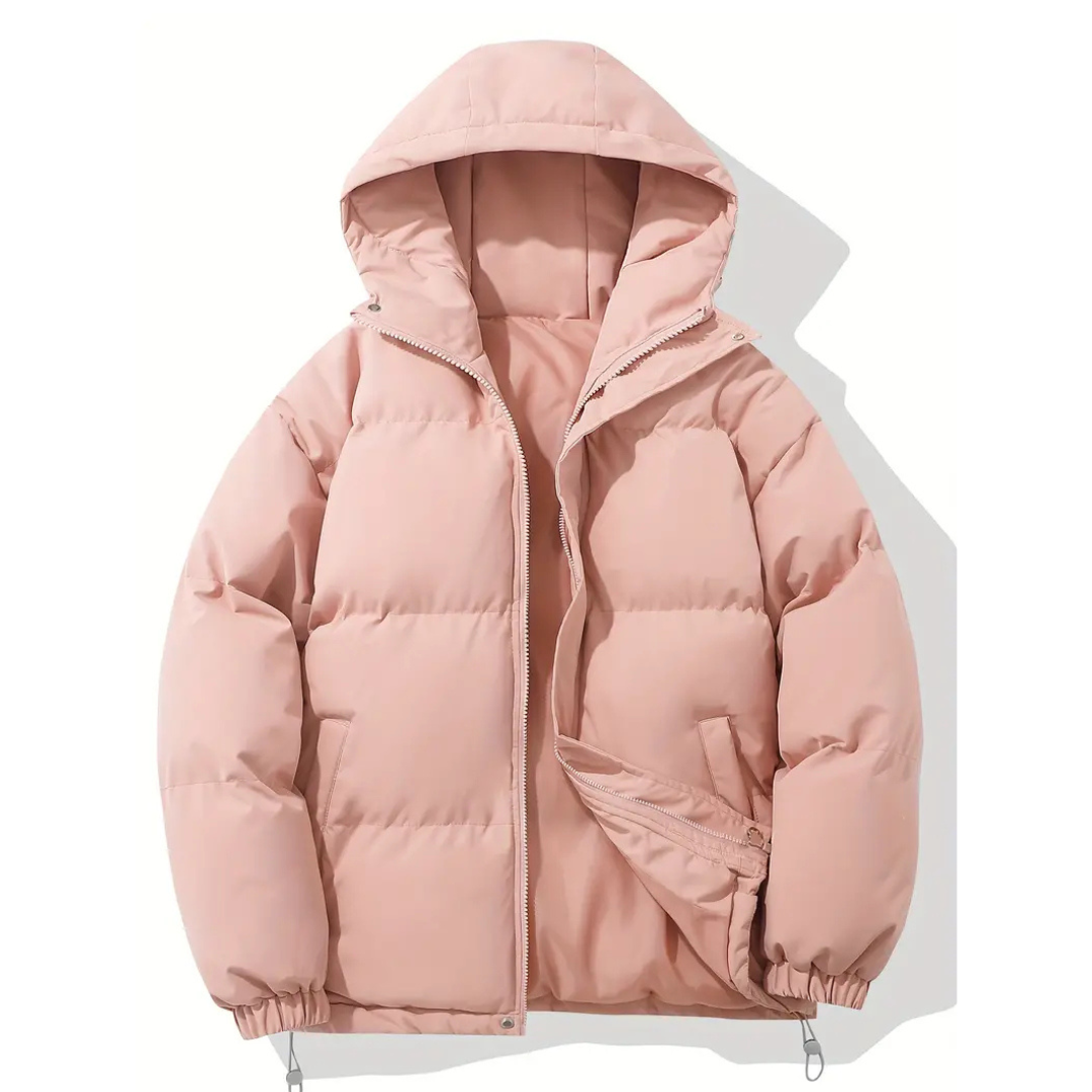 Damen Steppjacke mit Kapuze und praktischen Taschen | A&B - 5 - Annoboutique