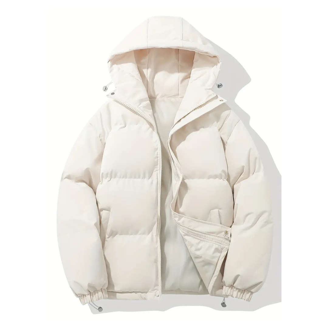 Damen Steppjacke mit Kapuze und praktischen Taschen | A&B - 7 - Annoboutique