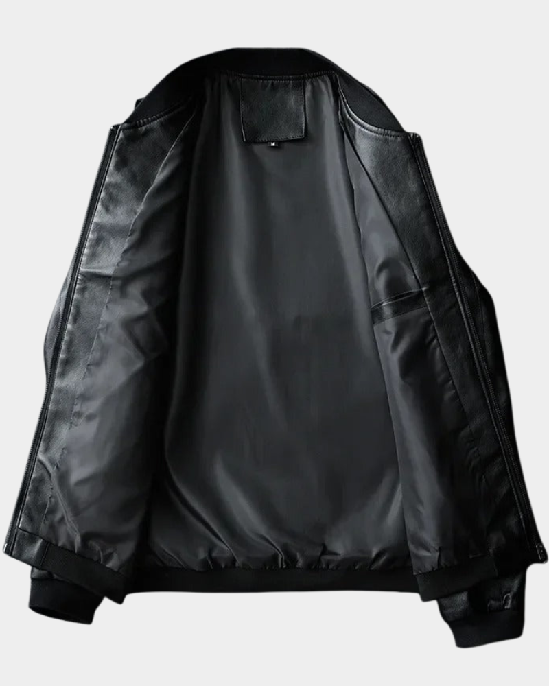 Bomberjacke Herren mit elastischen Bündchen und Reißverschlusstaschen | A&B - 5 - Annoboutique