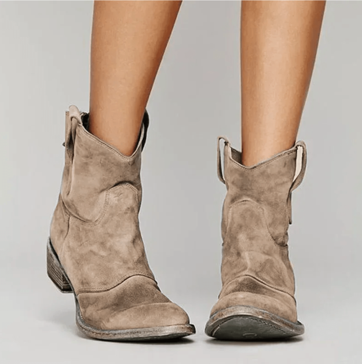 Damen Boots mit lässigem Schnitt und praktischem Reißverschluss | A&B - 2 - Annoboutique