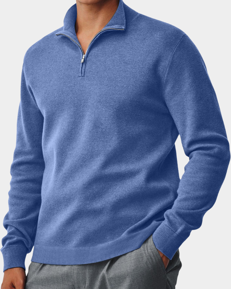 Pullover Herren | Kragen mit Reißverschluss 2