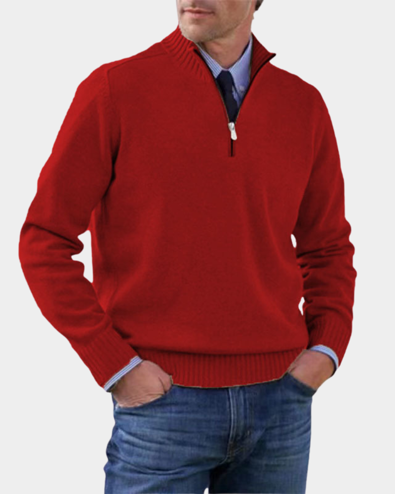Pullover Herren mit Reißverschluss | Weich & Warm 1