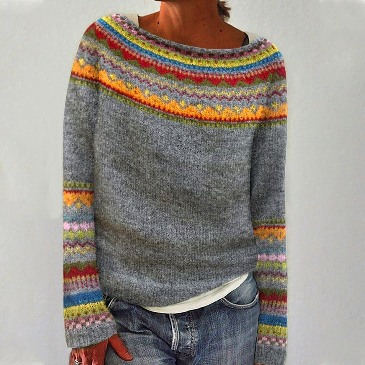 Strickpullover Damen | Vintage Design & Warm 1