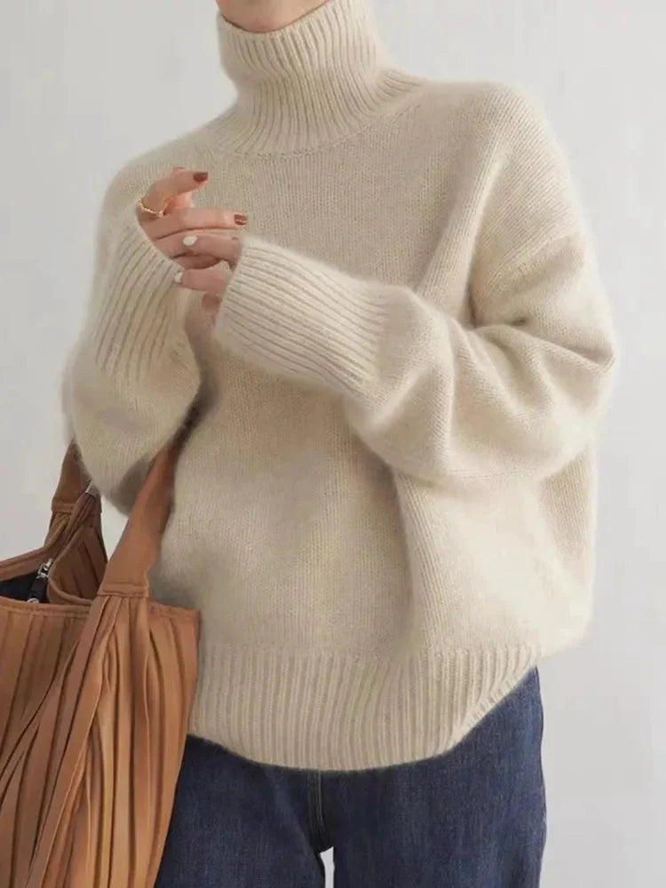 Isabella | Sweaters – Soft Cashmere Turtleneck for Women
