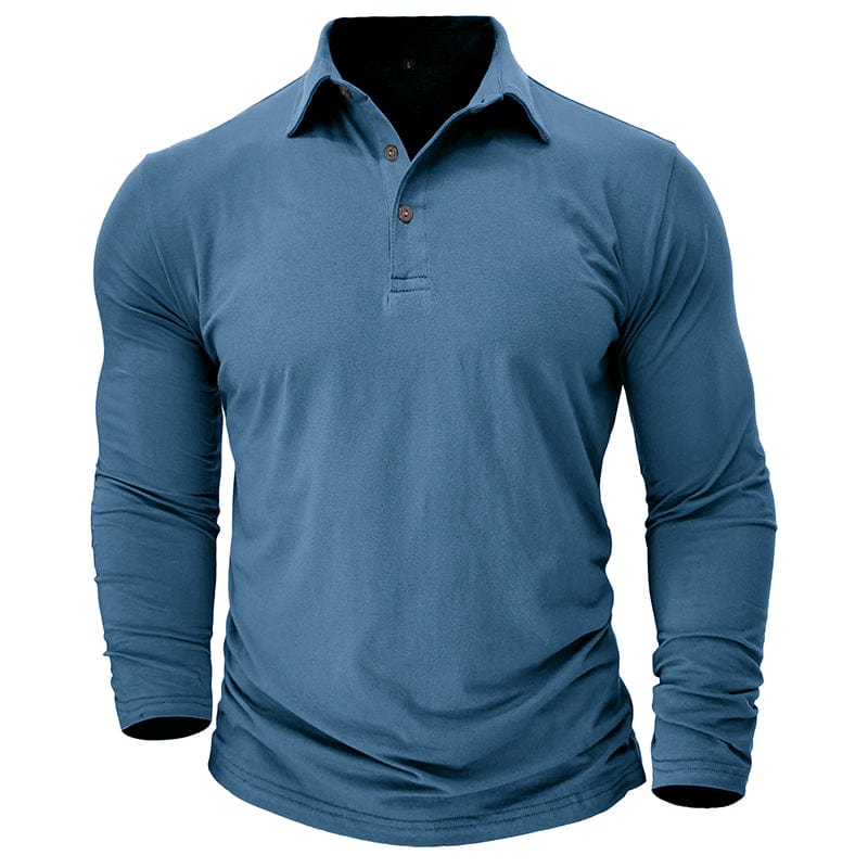 Langarm Poloshirt Herren | Figurbetonte Passform 5