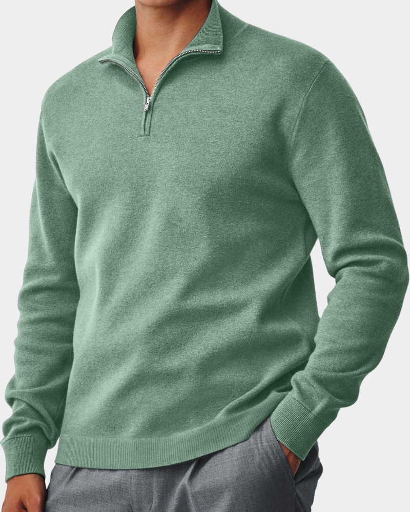 Pullover Herren | Kragen mit Reißverschluss 1