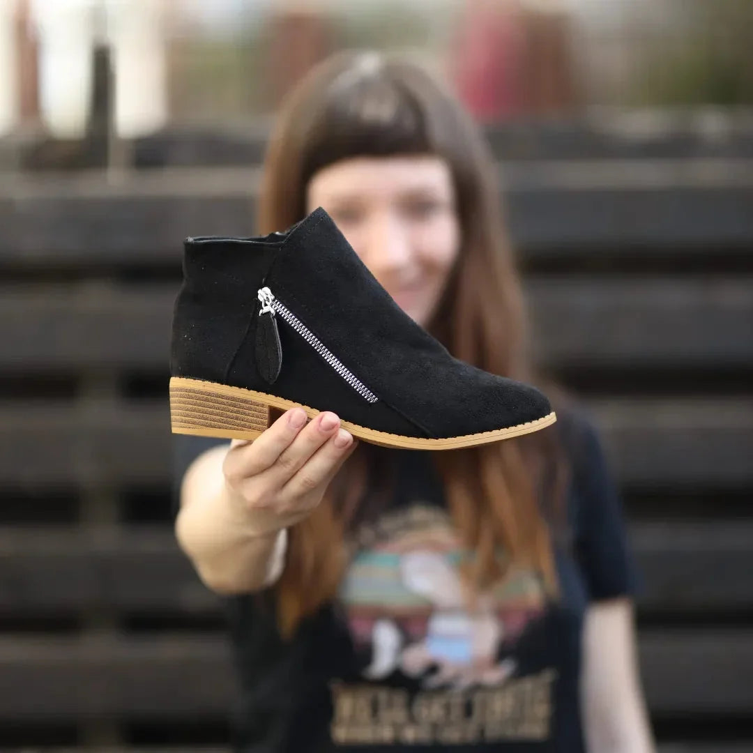 Stiefeletten Damen | Quasten Reißverschluss 2