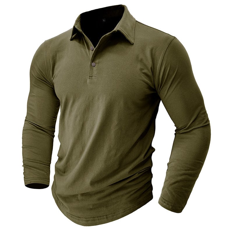 Langarm Poloshirt Herren | Figurbetonte Passform 13