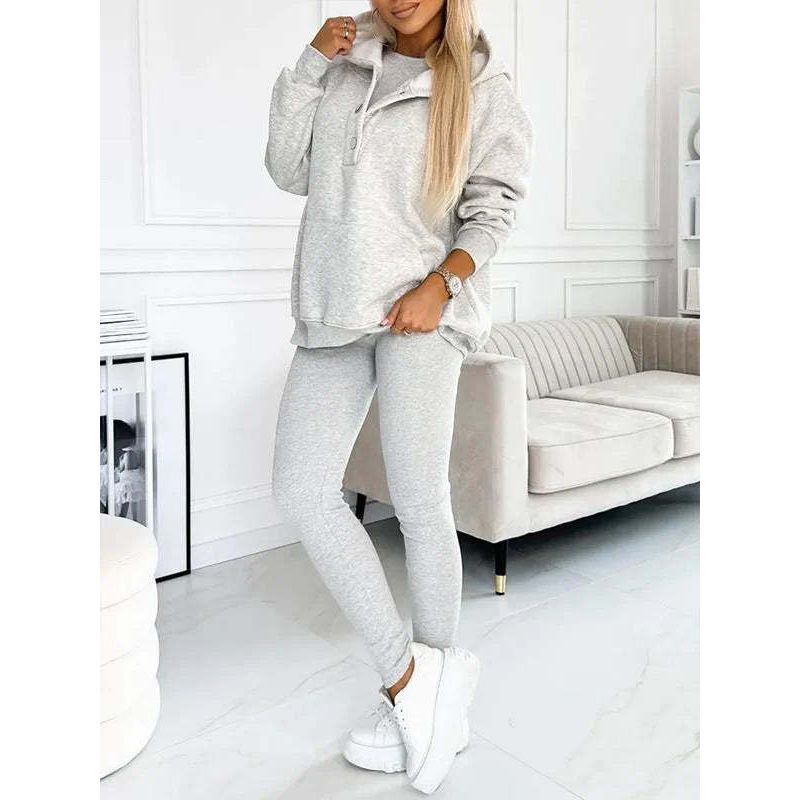 3 teilige Cozy Hoodie Set