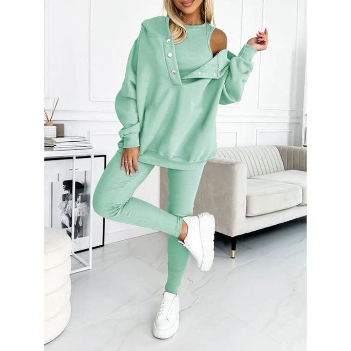 3 teilige Cozy Hoodie Set