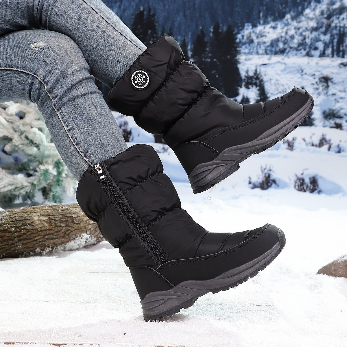 Winterstiefel Damen | Warm Gefüttert & Wasserdicht 4