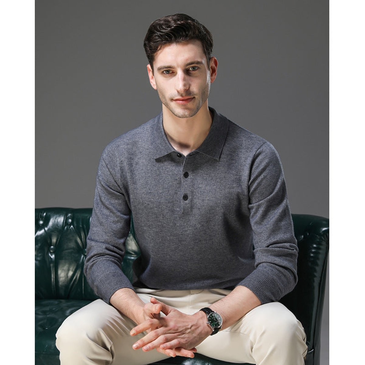 Strickpullover Herren | Polokragen & Elegante Passform 14