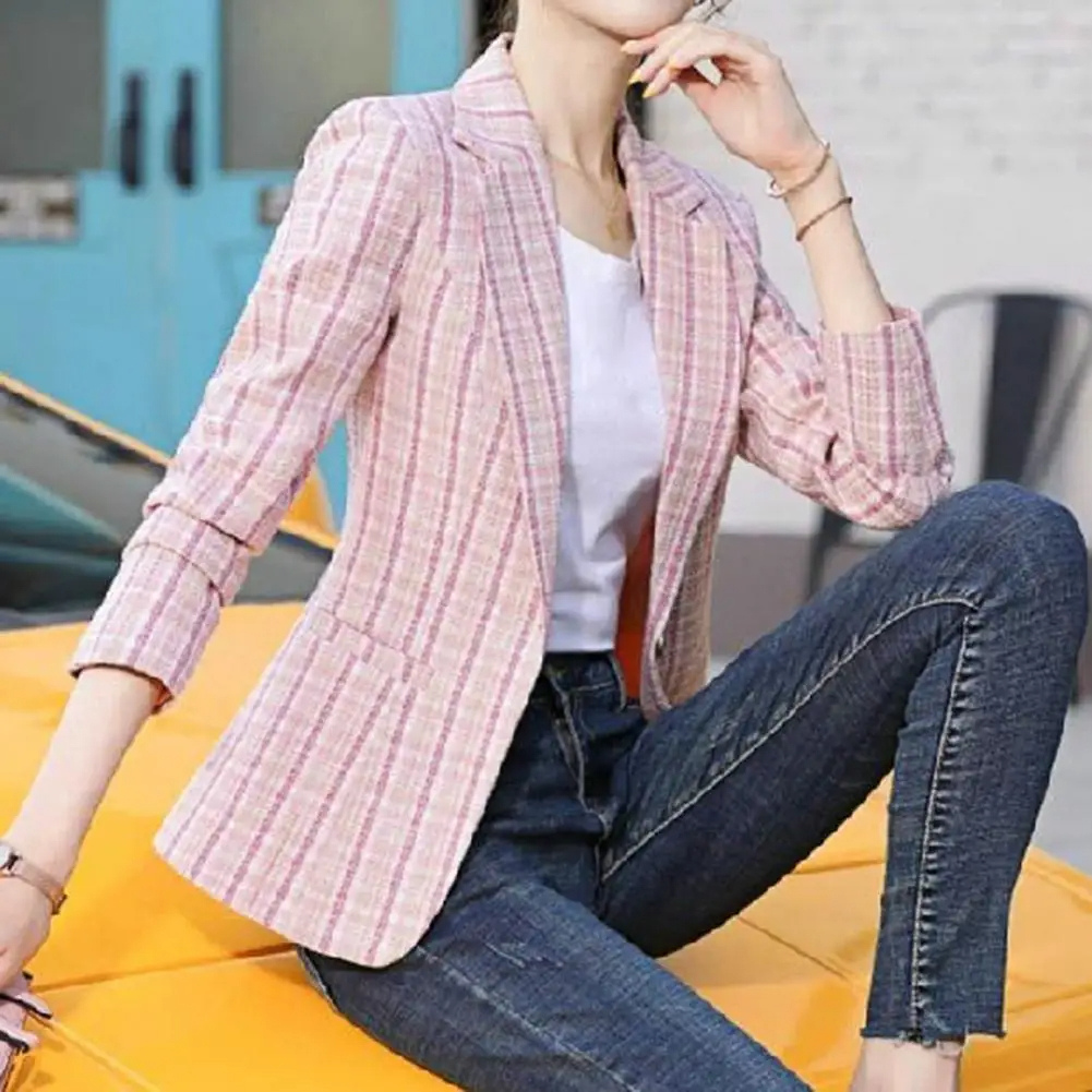 Blazer Damen Business | Eleganter Ein-Knopf-Verschluss 2