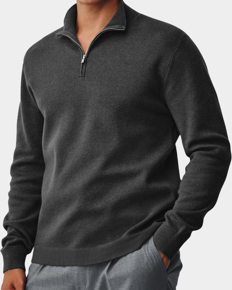 Pullover Herren | Kragen mit Reißverschluss 5