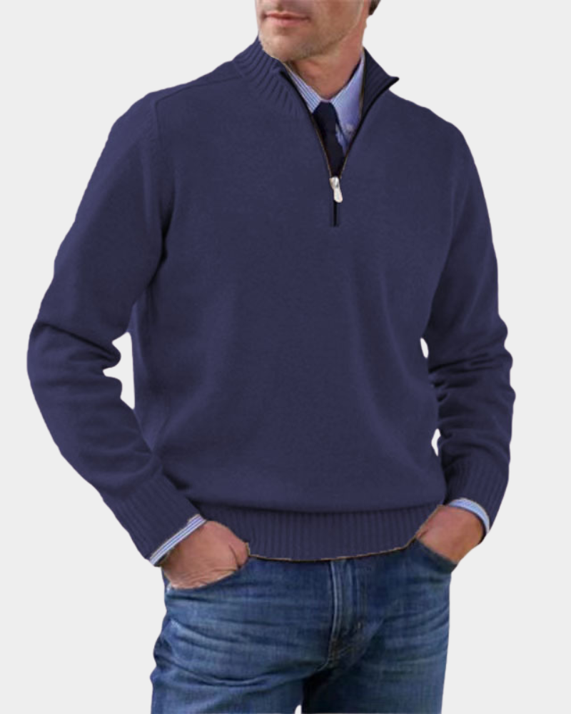 Pullover Herren mit Reißverschluss | Weich & Warm 5