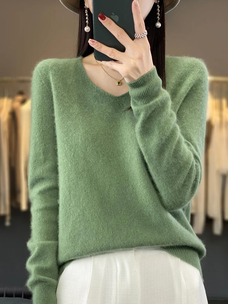 Pullover Damen | V-Ausschnitt & Weicher Tragekomfort