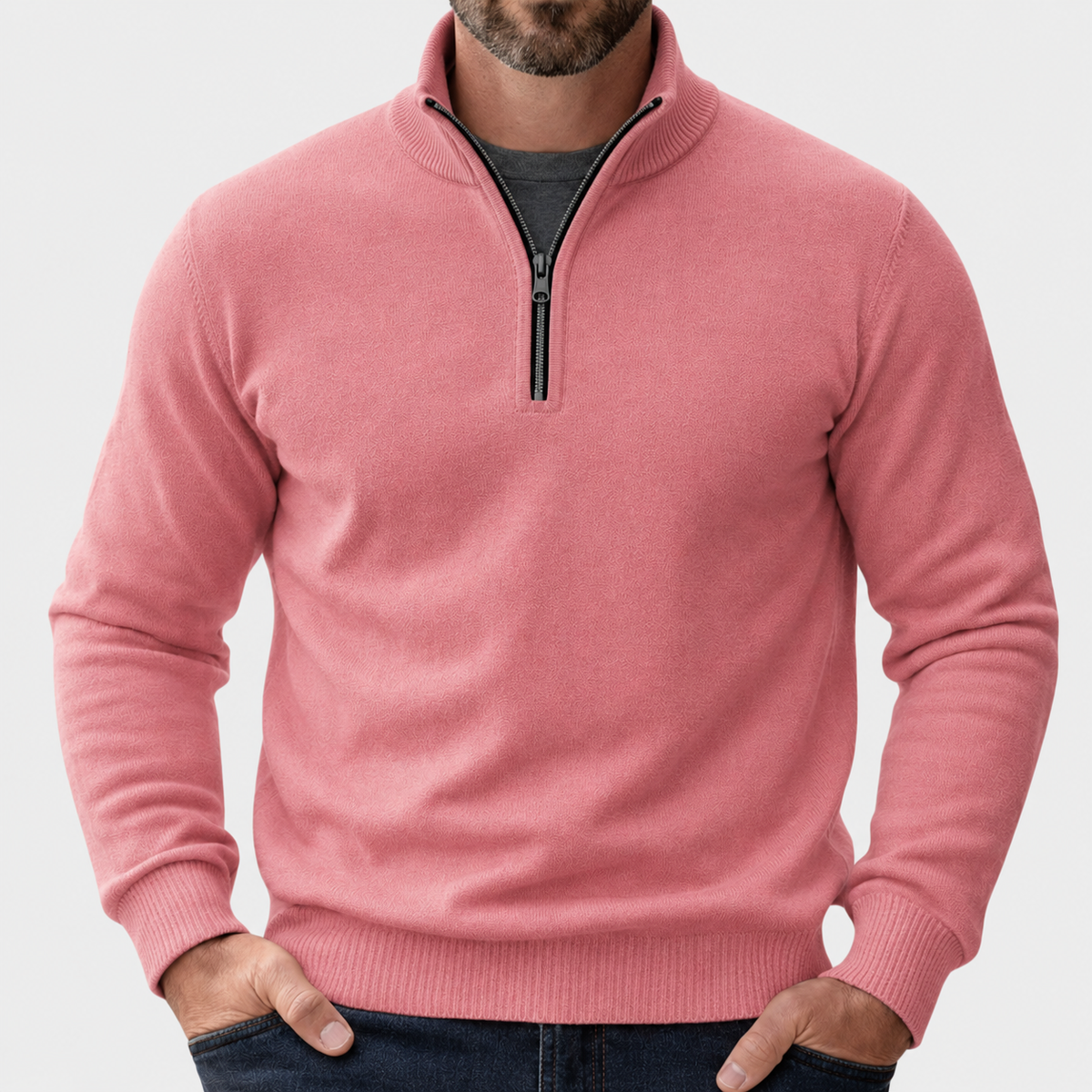 Reißverschluss Pullover Herren | Bequeme Bewegungsfreiheit 8