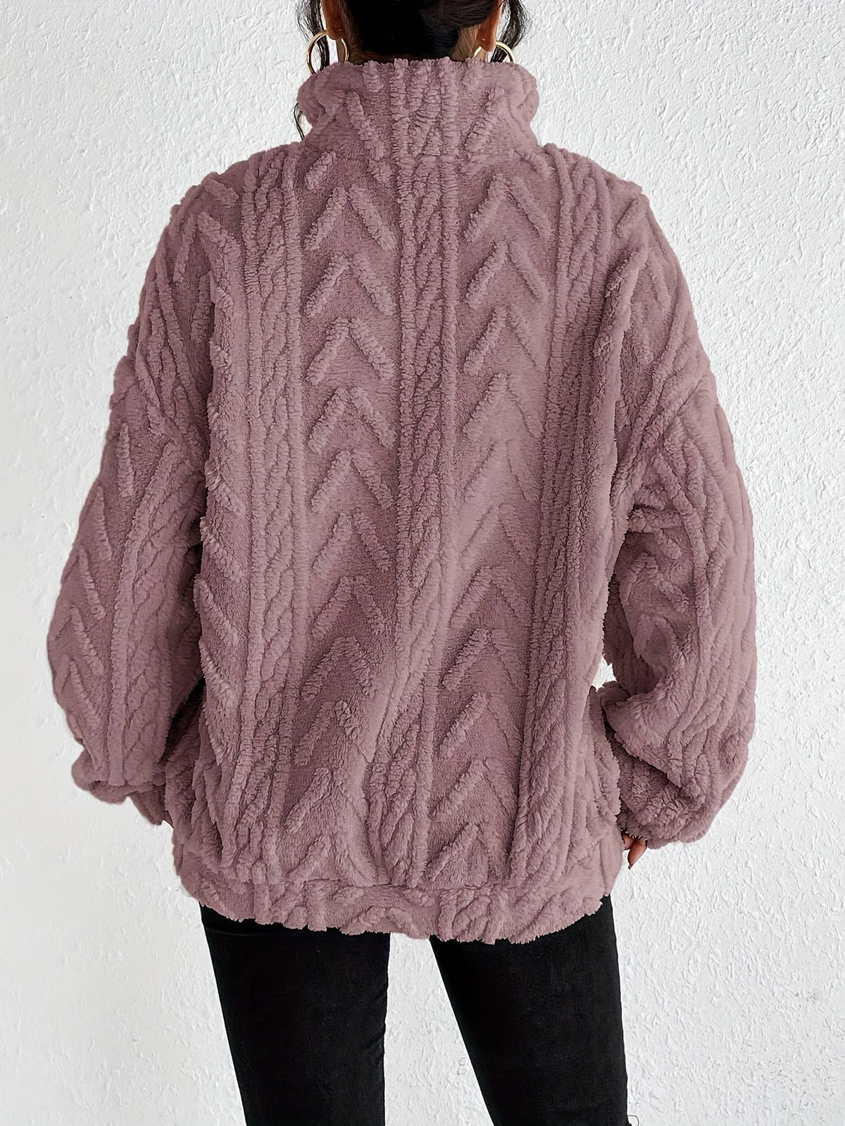 Quarter-Zip Pullover Damen | Kuschelig Warm & Leicht 10