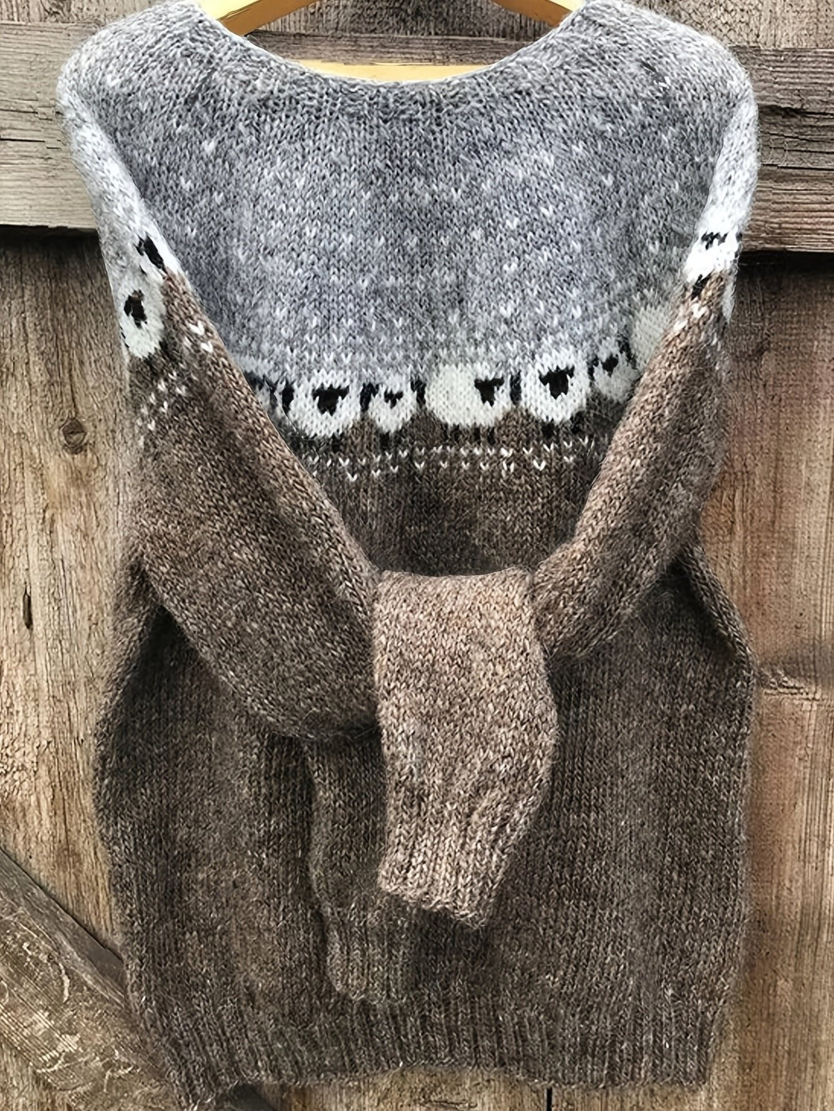 Strickpullover Damen | Jacquard-Muster & Kuschelig Warm 1