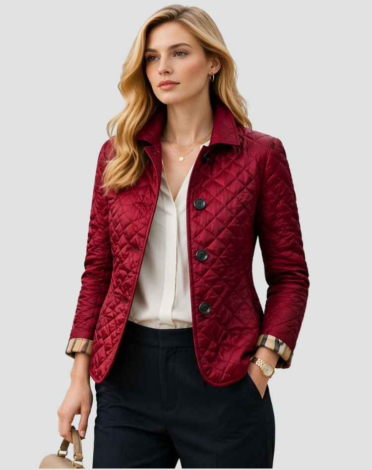 Steppjacke Damen | Steppkragen & Wärmende Rautensteppung 8