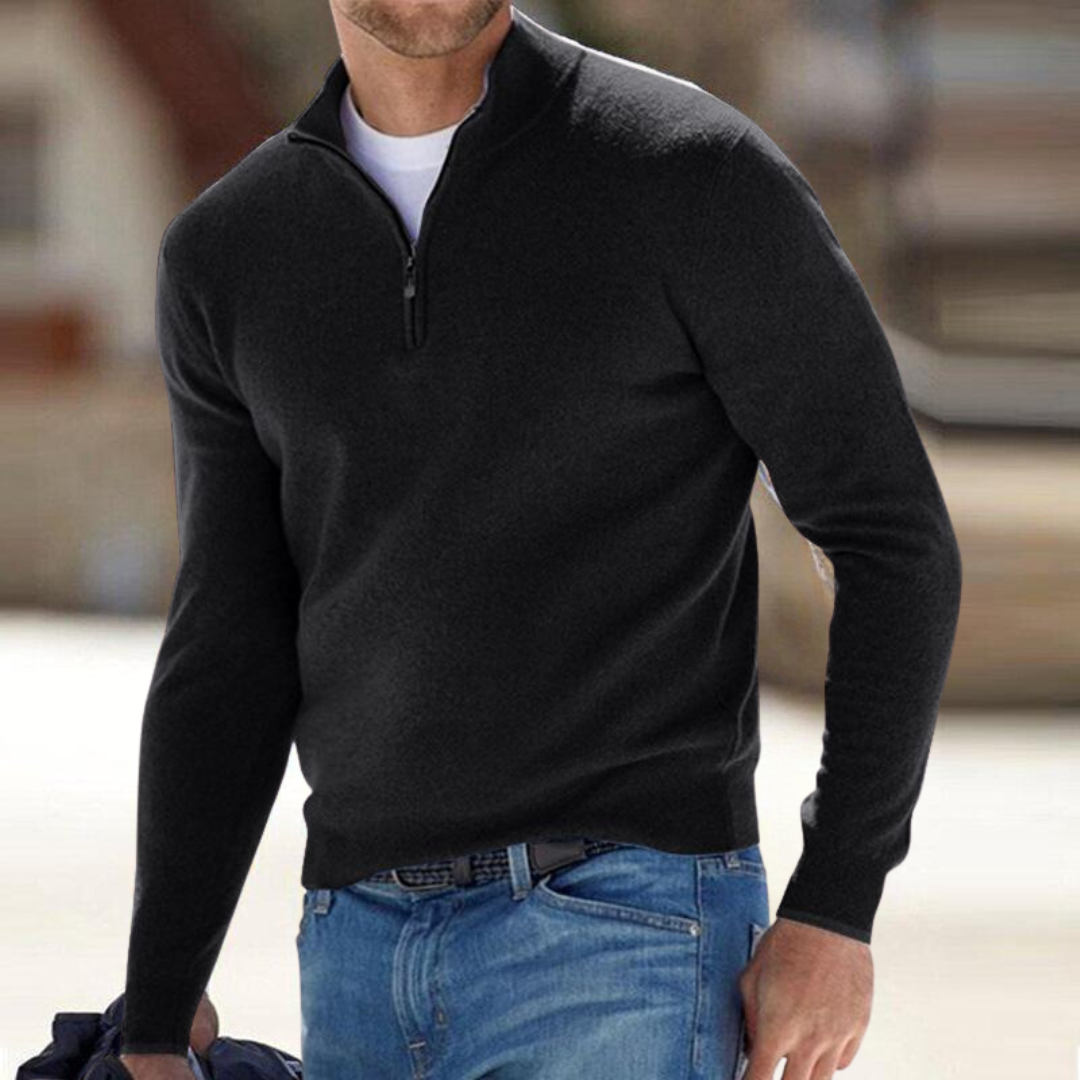 Half-Zip-Pullover Herren | Ganztägiger Komfort 6