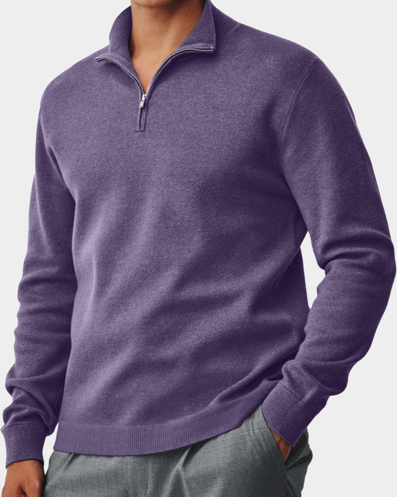 Pullover Herren | Kragen mit Reißverschluss 6