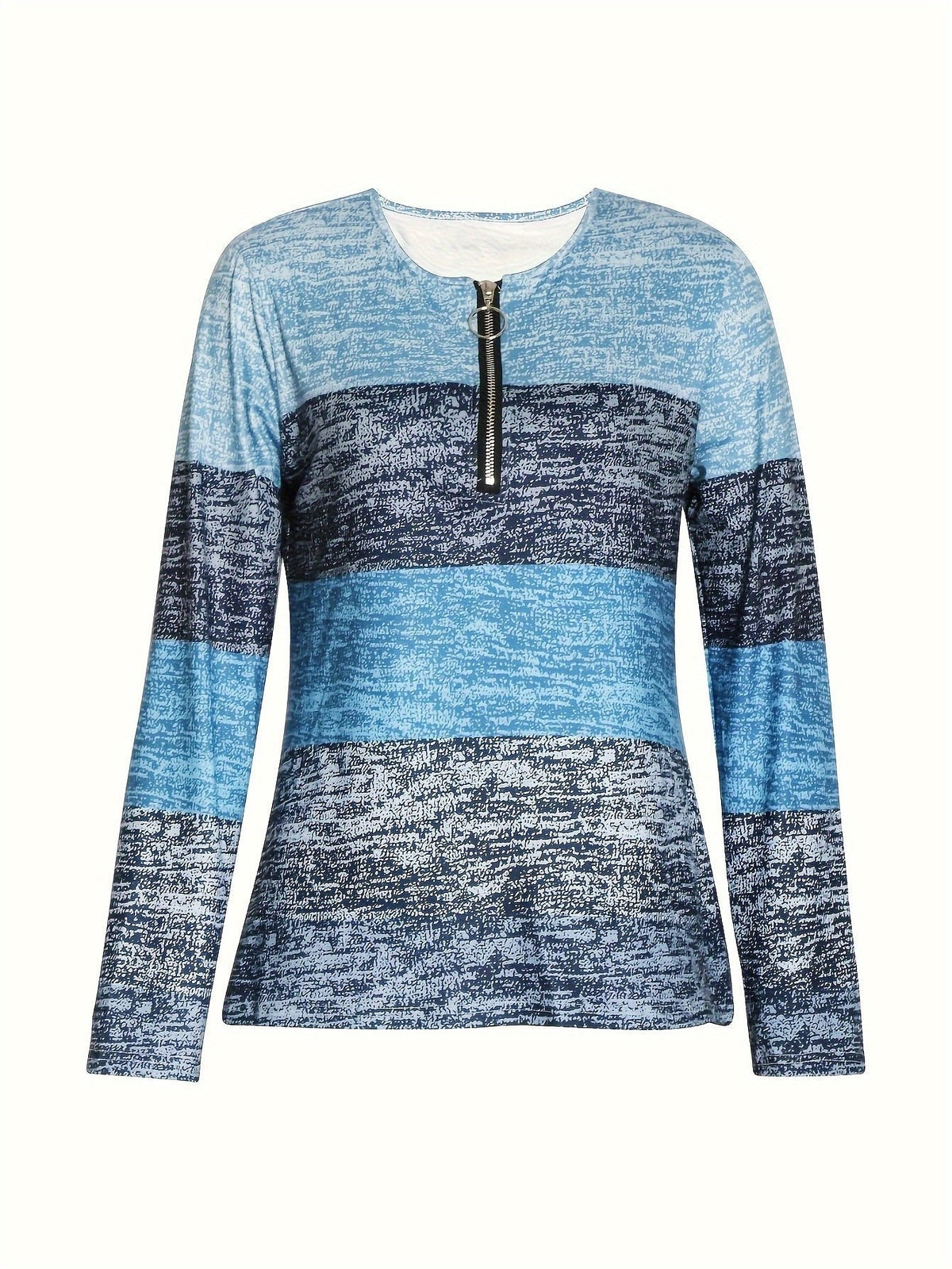 Zip-Oberteil Damen | Colour-Block & Lockere Passform