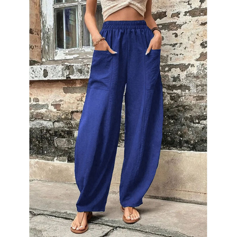 Palazzohose Damen | Weitbein & Elastischer Bund 2