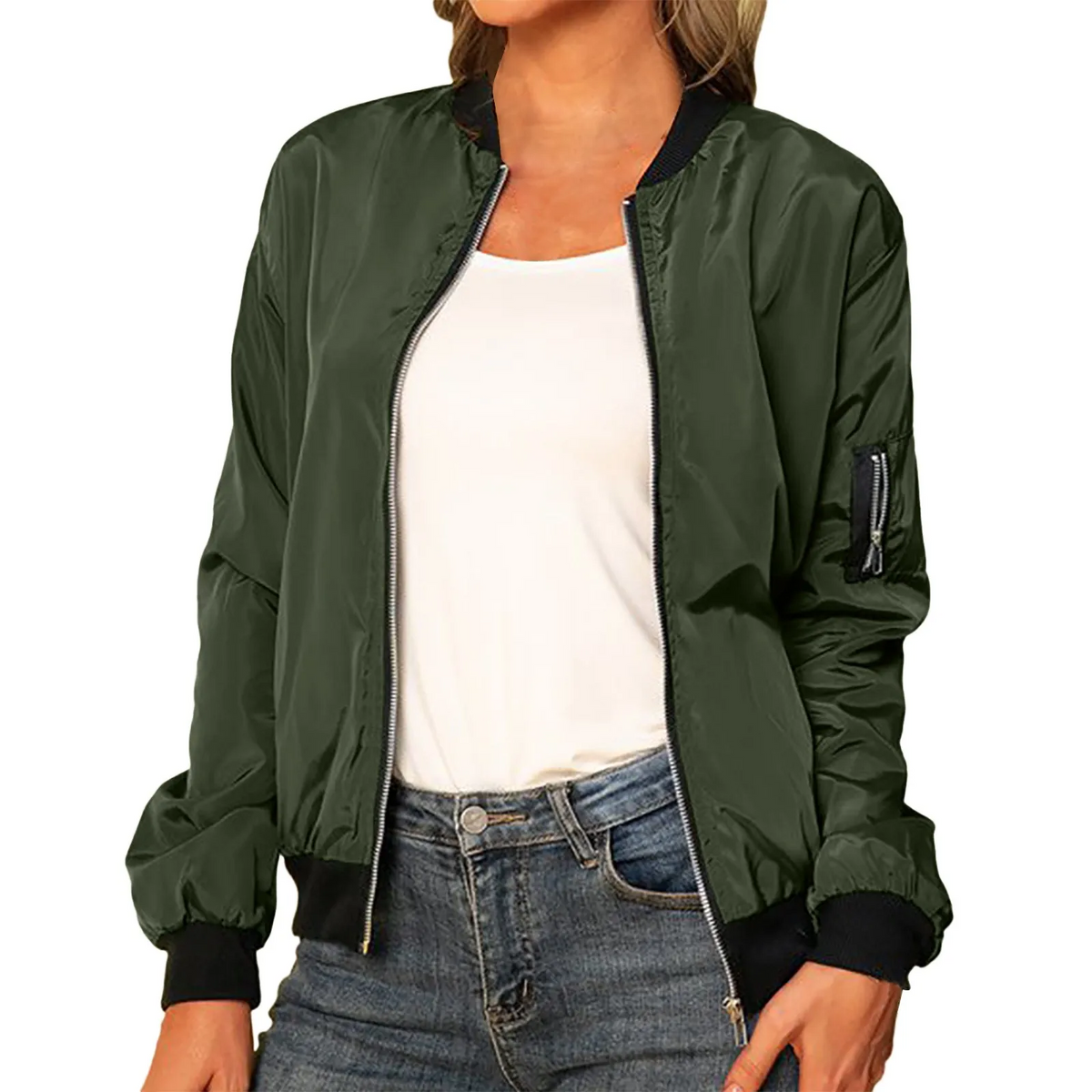 Bomberjacke Damen | Lässiger Look & Bequemer Schnitt 6