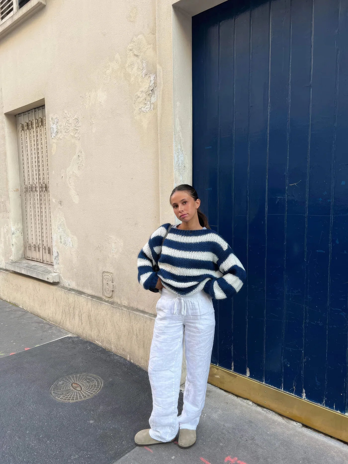 Aaliyah - Gestreepte Pullover Sweater