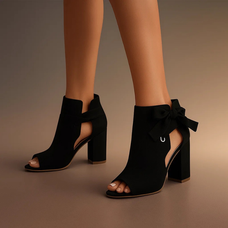 Absätze Damen | Elegante Peep-Toe Pumps mit Stil