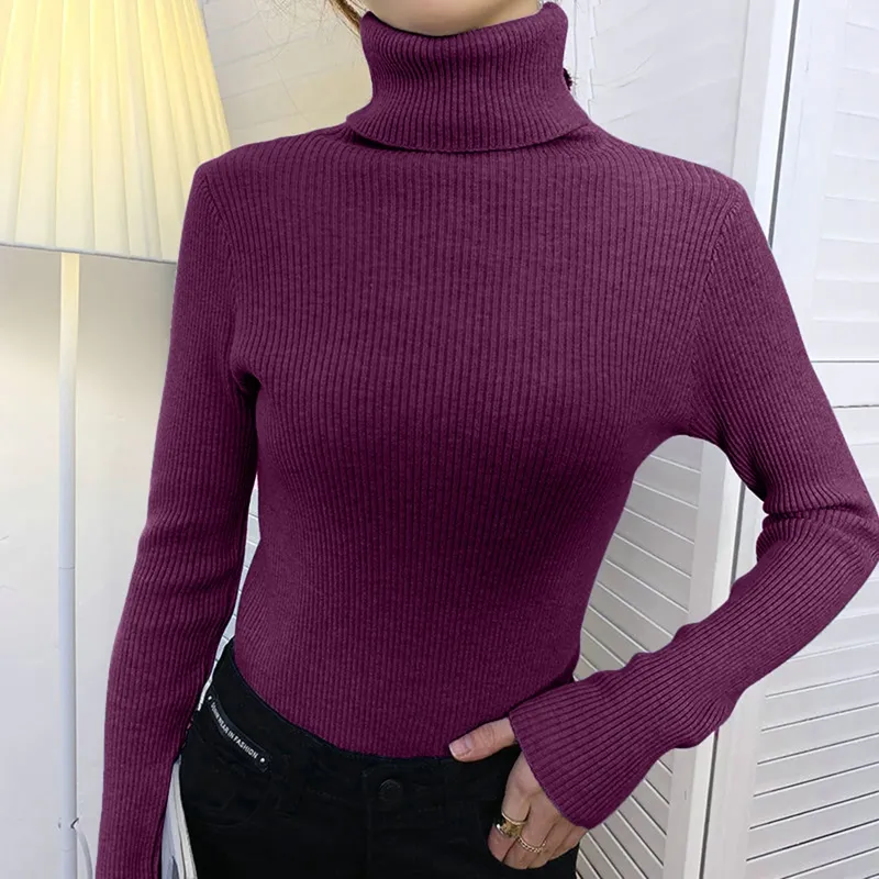 Alice - Einfacher Rollkragenpullover