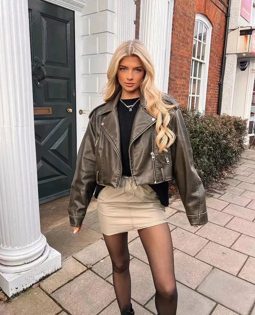 Alva - Leather Jacke 6