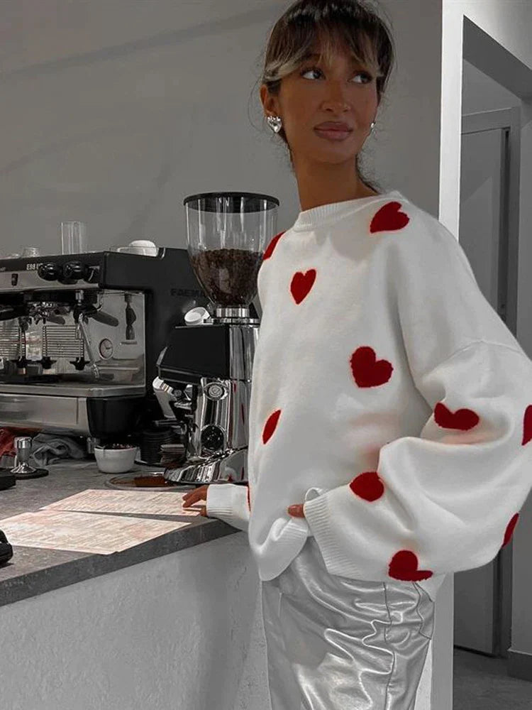 Anne - Strickpullover mit Herz