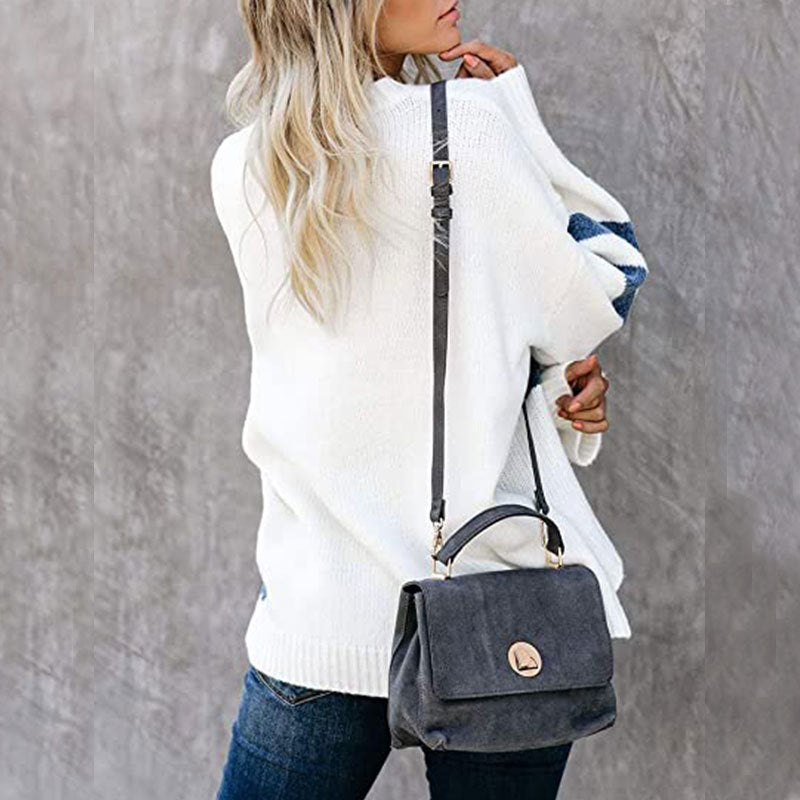 Anya - Lässiger Patchwork-Pullover