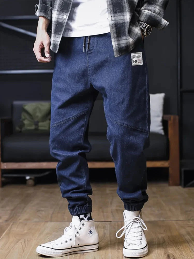 Arthur - Lockere Denim-Jogger-Hose 0