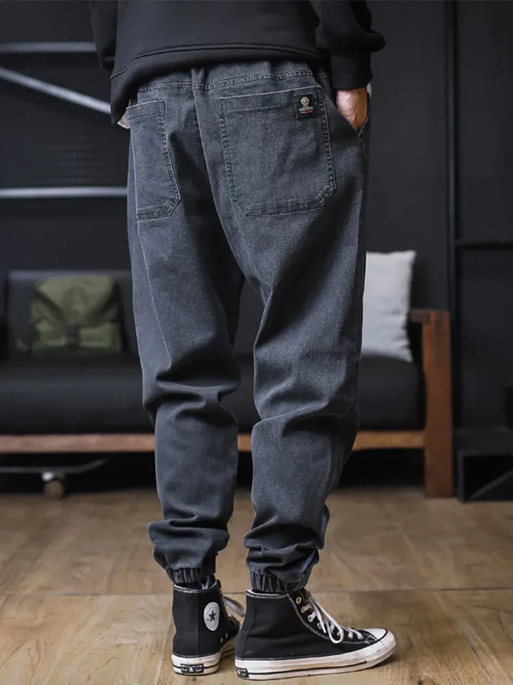 Arthur - Lockere Denim-Jogger-Hose 4