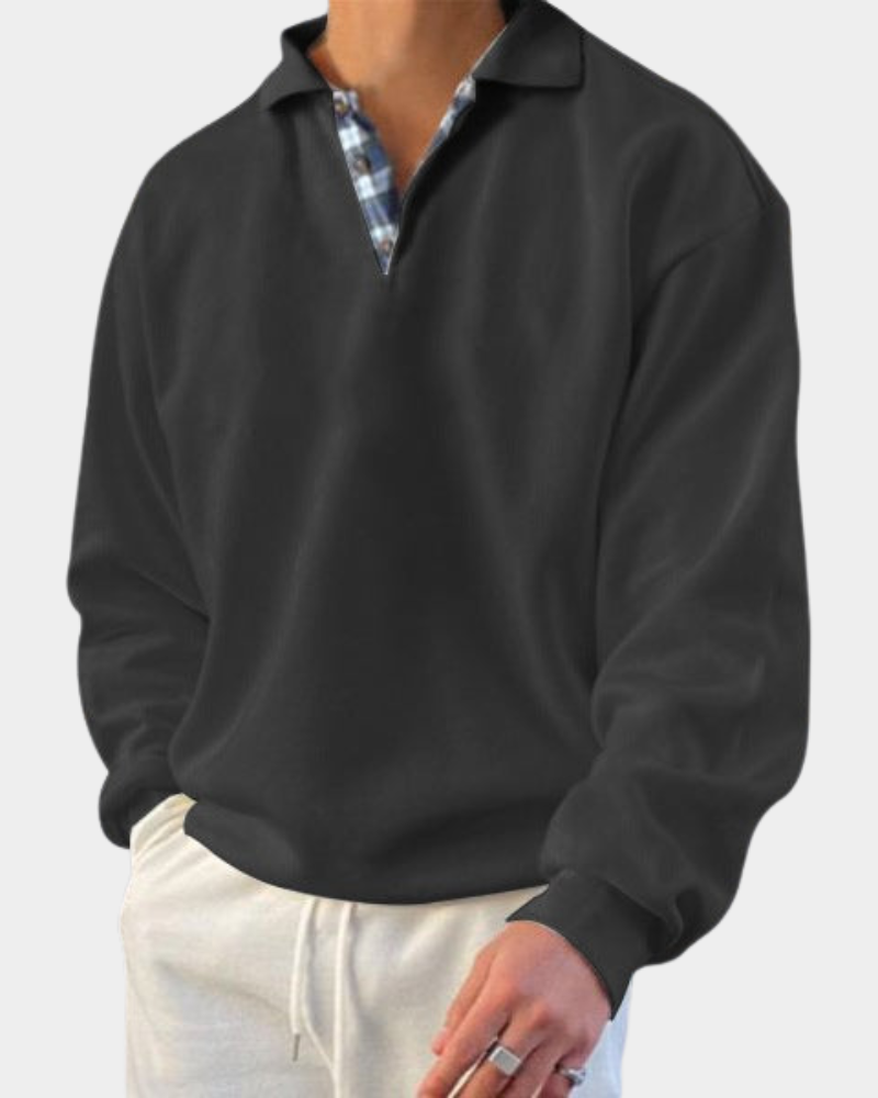 Axiel | Klassischer Komfort-Pullover mit V-Ausschnitt 1
