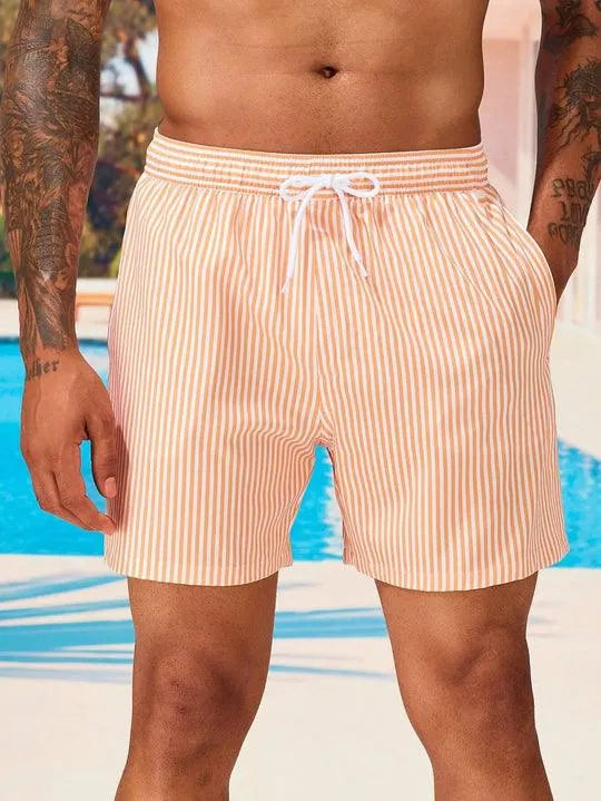 Badeshorts Herren | Schnelltrocknend & Bequemer Kordelbund
