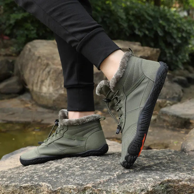 Barfußschuh Herren | Minimalistische Knöchelstiefel-Silhouette & Sicherer Grip